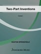 Two-Part Inventions piano sheet music cover